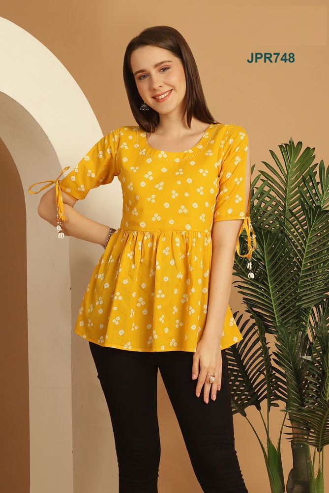 Melody By Trendy Summer Special Cotton Printed Tops Wholesalers In Delhi
